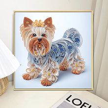 Load image into Gallery viewer, Quilling Dog-Partial Special Diamond Painting-30x30cm
