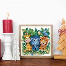 Load image into Gallery viewer, Quilling Lion-Partial Special Diamond Painting-30x30cm
