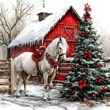Load image into Gallery viewer, Horse-Full Round Diamond Painting-30x30cm
