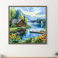 Load image into Gallery viewer, Landscape-Full Round Diamond Painting-40x40cm
