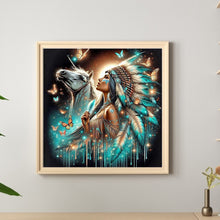 Load image into Gallery viewer, Woman-Full Round Diamond Painting-40x40cm
