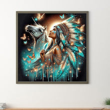 Load image into Gallery viewer, Woman-Full Round Diamond Painting-40x40cm
