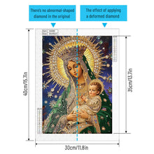 Load image into Gallery viewer, Religious Madonna-Partial Special Diamond Painting-30x40cm
