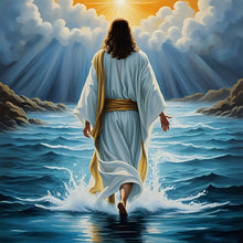 Load image into Gallery viewer, Jesus-Full Round Diamond Painting-30x30cm
