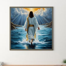 Load image into Gallery viewer, Jesus-Full Round Diamond Painting-30x30cm
