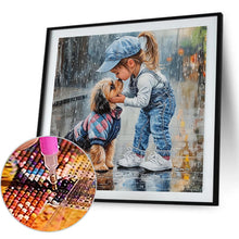 Load image into Gallery viewer, Little Girl-Full Round Diamond Painting-40x40cm
