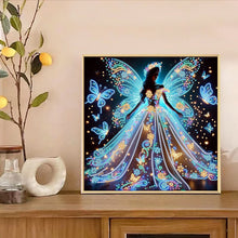 Load image into Gallery viewer, Glow Dress Beauty-Partial Special Diamond Painting-30x30cm
