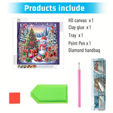 Load image into Gallery viewer, Snow Scene Snowman-Partial Special Diamond Painting-30x30cm
