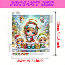 Load image into Gallery viewer, Snow Scene Little Girl-Partial Special Diamond Painting-30x30cm
