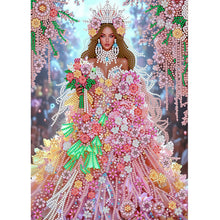 Load image into Gallery viewer, Flower Beauty-Partial Special Diamond Painting-30x40cm
