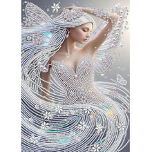 Load image into Gallery viewer, Flower Beauty-Partial Special Diamond Painting-30x40cm
