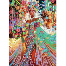Load image into Gallery viewer, Flower Beauty-Partial Special Diamond Painting-30x40cm
