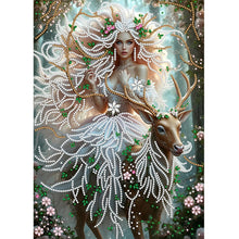 Load image into Gallery viewer, Flower Beauty-Partial Special Diamond Painting-30x40cm
