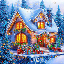 Load image into Gallery viewer, Christmas House-Partial Special Diamond Painting-30x30cm

