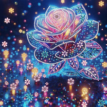 Load image into Gallery viewer, Dreamy Flower Heart-Partial Special Diamond Painting-30x30cm
