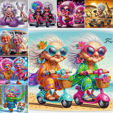Load image into Gallery viewer, Cute Grandma-Partial Special Diamond Painting-30x30cm
