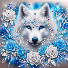 Load image into Gallery viewer, Snow Scene Cat-Partial Special Diamond Painting-30x30cm
