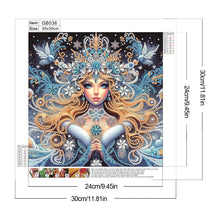 Load image into Gallery viewer, Enchanting Woman Eyes-Partial Special Diamond Painting-30x30cm
