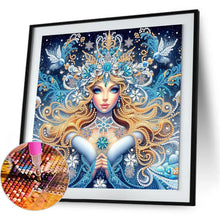 Load image into Gallery viewer, Enchanting Woman Eyes-Partial Special Diamond Painting-30x30cm
