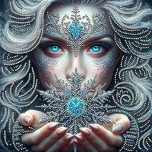 Load image into Gallery viewer, Enchanting Woman Eyes-Partial Special Diamond Painting-30x30cm
