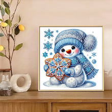 Load image into Gallery viewer, Snow Scene Snowman-Partial Special Diamond Painting-30x30cm
