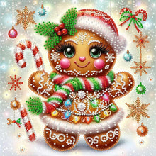 Load image into Gallery viewer, Snow Scene Snowman-Partial Special Diamond Painting-30x30cm
