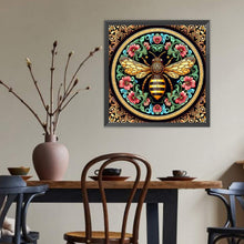 Load image into Gallery viewer, Bee-Full Round Diamond Painting-40x40cm
