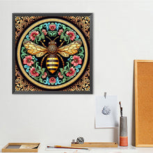 Load image into Gallery viewer, Bee-Full Round Diamond Painting-40x40cm
