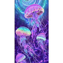 Load image into Gallery viewer, Jellyfish-Full Round Diamond Painting-40x70cm-Large Size
