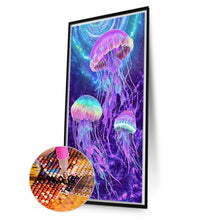 Load image into Gallery viewer, Jellyfish-Full Round Diamond Painting-40x70cm-Large Size
