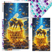 Load image into Gallery viewer, Bee-Full Round Diamond Painting-40x70cm-Large Size
