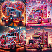 Load image into Gallery viewer, Heart Car-Partial Special Diamond Painting-30x30cm

