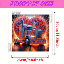 Load image into Gallery viewer, Heart Car-Partial Special Diamond Painting-30x30cm
