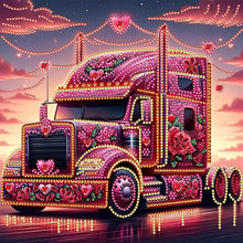 Load image into Gallery viewer, Heart Car-Partial Special Diamond Painting-30x30cm

