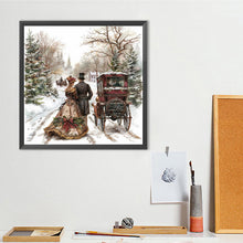 Load image into Gallery viewer, Christmas-Full Round Diamond Painting-40x40cm
