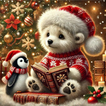 Load image into Gallery viewer, Bear-Full Square Diamond Painting-30x30cm
