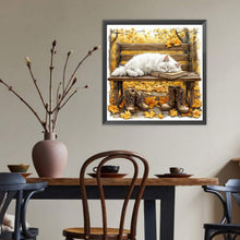 Load image into Gallery viewer, Cat-Full Round Diamond Painting-40x40cm
