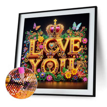 Load image into Gallery viewer, LOVE-Partial Special Diamond Painting-30x30cm
