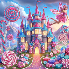 Load image into Gallery viewer, Witch Hat House-Partial Special Diamond Painting-30x30cm
