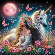 Load image into Gallery viewer, Mermaid Fairy Girl-Partial Special Diamond Painting-30x30cm
