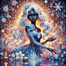 Load image into Gallery viewer, Mermaid Fairy Girl-Partial Special Diamond Painting-30x30cm
