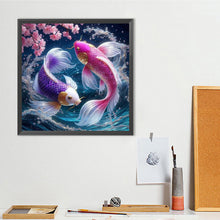 Load image into Gallery viewer, Fish-Full Round Diamond Painting-40x40cm
