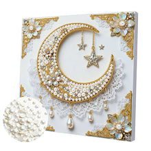 Load image into Gallery viewer, Elegant Girl-Partial Pearl Painting Kit with Frame-25x25cm
