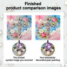 Load image into Gallery viewer, Cross-Partial Pearl Painting Kit with Frame-25x25cm
