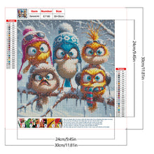 Load image into Gallery viewer, Bird-Full Round Diamond Painting-30x30cm
