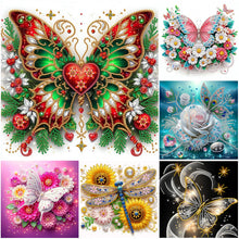 Load image into Gallery viewer, Dreamy Butterfly-Partial Special Diamond Painting-30x30cm
