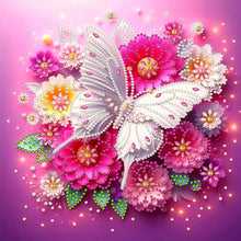 Load image into Gallery viewer, Dreamy Butterfly-Partial Special Diamond Painting-30x30cm

