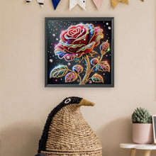Load image into Gallery viewer, Roses and Lilies-Partial Special Diamond Painting-30x30cm

