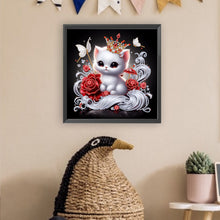 Load image into Gallery viewer, Winter Cat-Partial Special Diamond Painting-30x30cm
