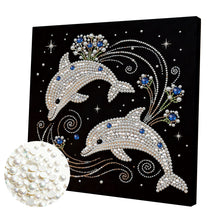 Load image into Gallery viewer, Butterfly-Partial Pearl Painting Kit with Frame-30x30cm
